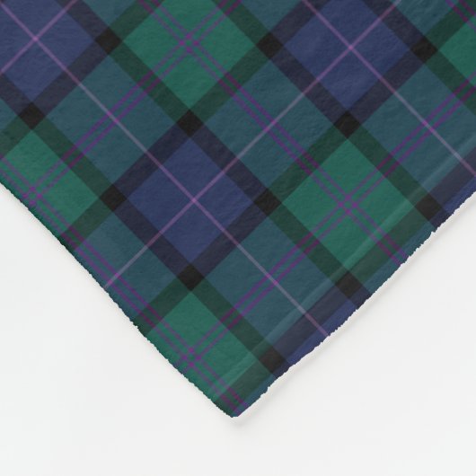 Clan MacThomas Tartan Scottish Pset Fleece Deken (Hoek)