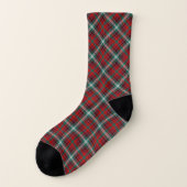Clan Maguire Tartan Pattern Red Irish Plaid (Gauche - extérieur)
