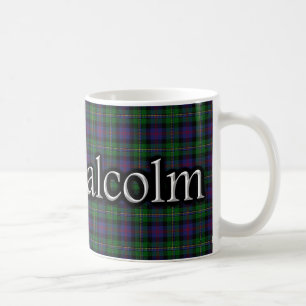 Clan Malcolm Classic Tartan Scottish Koffiemok