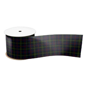 Clan Malcolm Plaid Tartan Groen Paarse Zwart Check Lint