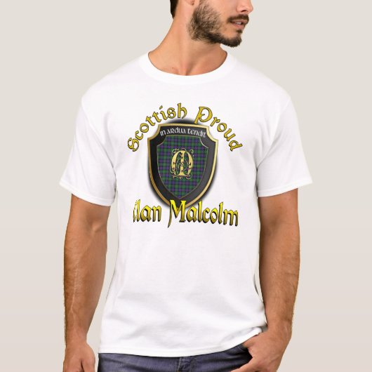 Clan Malcolm Scottish Proud Shirten T-shirt (Voorkant)
