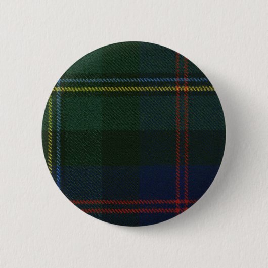 Clan Malcolm Tartan Button (Voorkant)
