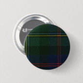 Clan Malcolm Tartan Button (Voorkant /achterkant)