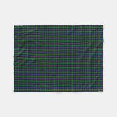 Clan Malcolm Tartan Fleece Deken (Voorkant (Horizontaal))