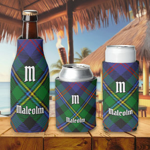 Clan Malcolm Tartan Flesjeskoeler
