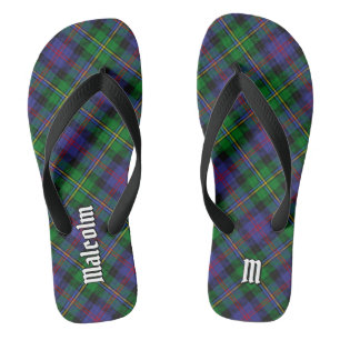 Clan Malcolm Tartan Teenslippers