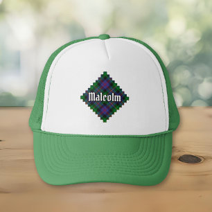 Clan Malcolm Tartan Trucker Pet