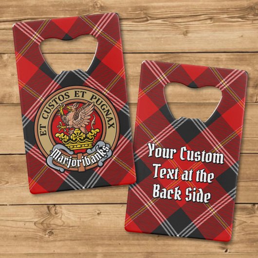 Clan Marjoribanks crête sur Tartan