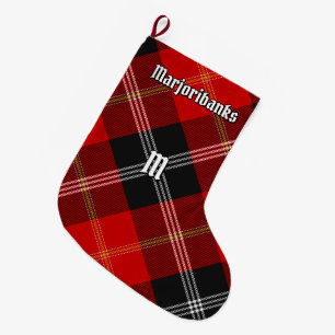 Clan Marjoribanks Tartan Grote Kerstsok