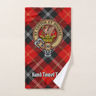 Clan Marjoribanks Wapen over Tartan Bad Handdoek