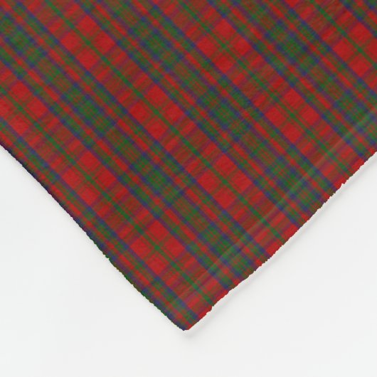 Clan Matheson Tartan Fleece Deken (Hoek)