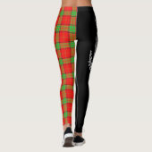 Clan Maxton Crest & Tartan Leggings (Achterkant)