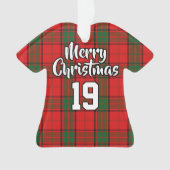 Clan Maxwell Tartan KerstJersey Ornament (voorkant)