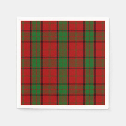 Clan Maxwell Tartan Servetten (Voorkant)