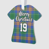Clan McAuliffe MacAuliffe Tartan Christmas Jersey (devant)