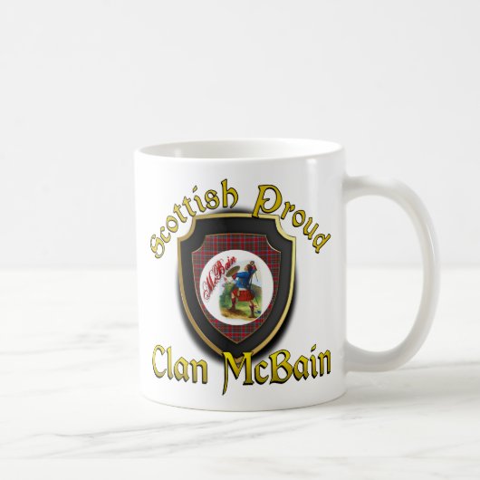 Clan McBain Scottish Fier Cups Mugs (Droite)