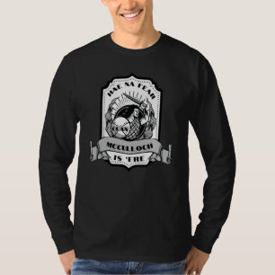 Clan McCulloch Zwaardvechter Schots Badge Hoogland T-shirt