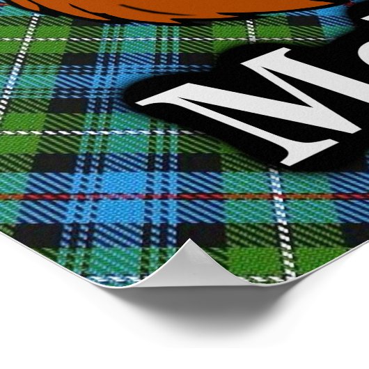 Clan McKenzie Scottish Tartan Poster (Hoek)