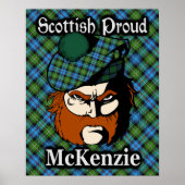 Clan McKenzie Scottish Tartan Poster (Voorkant)