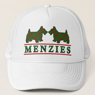 Clan Menzies Tartan Scottie Dogs Trucker Pet