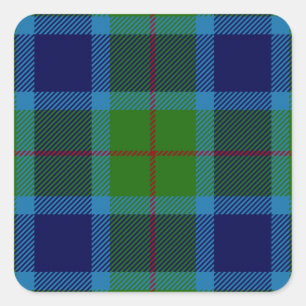 Clan Miller Tartan Vierkante Sticker