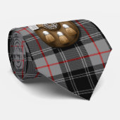 Clan Moffat Tartan en Sporran Stropdas (Opgerold)