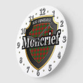 Clan Moncrief Tartan Ecosse Dream Horloge (Angle)