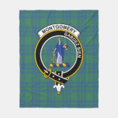 Clan Montgomery Ancient Tartan Pset Fleece Deken (Voorkant)