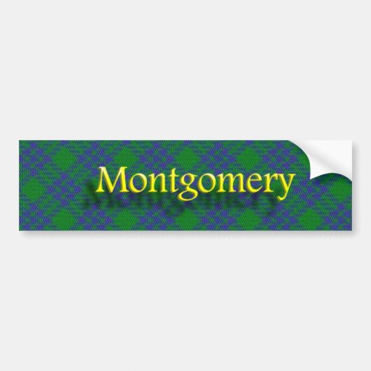 Clan Montgomery Scottish Bumpersticker (Voorkant)