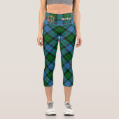 Clan Morrison Chasse Tartan Capri Leggings (Recto)