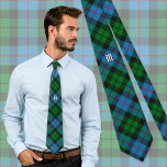 Clan Morrison Chasse Tartan Cravate<br><div class="desc">Le tartan traditionnel de chasse Clan Morrison aux couleurs modernes. monogramme personnalisé.</div>