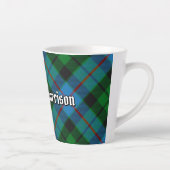 Clan Morrison Chasse Tartan Latte Mug (Droite)