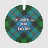 Clan Morrison Chasse Tartan Ornament (dos)
