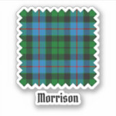 Clan Morrison Chasse Tartan Sticker (Devant)