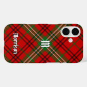 Clan Morrison Coque Tartan Rouge coque iphone Mate (Verso (horizontal))