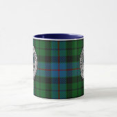 Clan Morrison Crest & Hunting Tartan Mug (Centre)