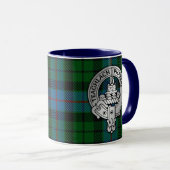Clan Morrison Crest & Hunting Tartan Mug (Devant droit)