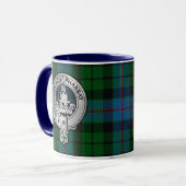 Clan Morrison Crest & Hunting Tartan Mug (Devant gauche)