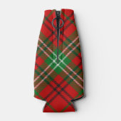 Clan Morrison Crest over Red Tartan Bottle Cooler (Achterkant)
