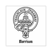 Clan Morrison Crest Rubber Stamp Rubberstempel (Afrduk)