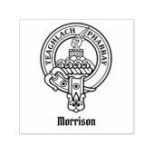 Clan Morrison Crest Self-Inking Stamp Zelfinktende Stempel (Design)
