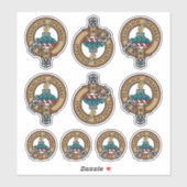 Clan Morrison Crest Sticker Set (Vel)