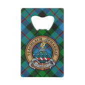 Clan Morrison Crest sur la chasse Tartan (Devant)