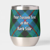 Clan Morrison Crest sur la chasse Tartan (Arrière)