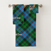 Clan Morrison Crest sur la chasse Tartan (En situation)
