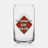 Clan Morrison Crest sur Red Tartan (Verso)