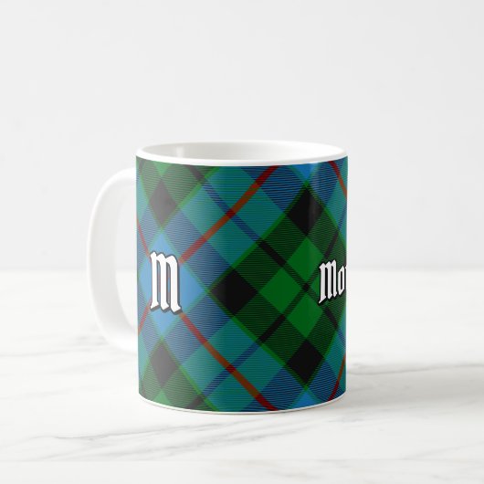 Clan Morrison Hunting Tartan Coffee Mug Koffiemok (Voorkant links)