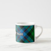 Clan Morrison Hunting Tartan Espresso Cup Kop (Rechts)