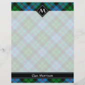 Clan Morrison Hunting Tartan Flyer (Achterkant)