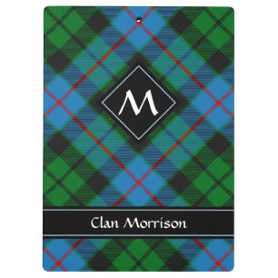 Clan Morrison Hunting Tartan Klembord